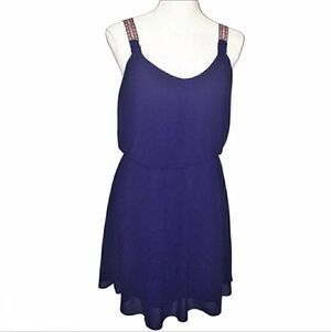 BCX Navy Blue Dress Size L